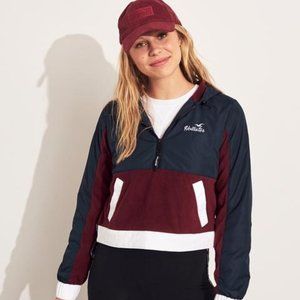 Hollister Pullover Windbreaker Jacket - M